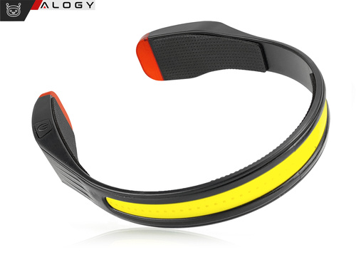 Świecąca sportowa opaska z diodami LED - ALOGY - 300lm - IPX4