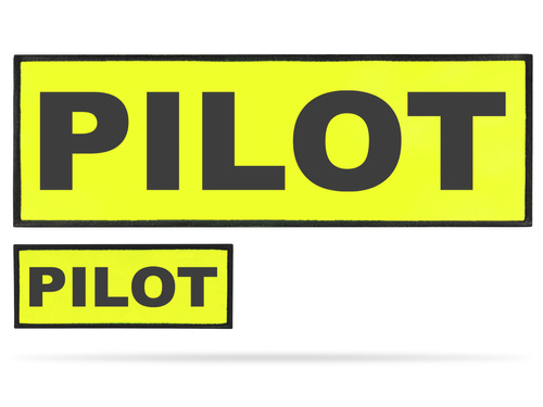 PILOT zestaw naszywek odblaskowych