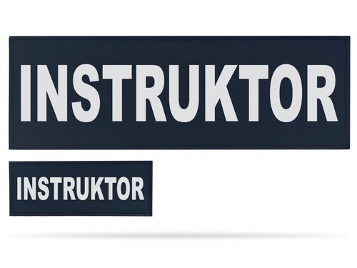 INSTRUKTOR zestaw naszywek odblaskowych