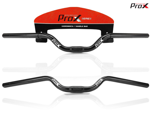 Kierownica rowerowa trekkingowa stalowa gięta - PROX 25,4/640/60mm