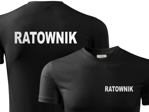 Koszulka termoaktywna T-shirt nadruk RATOWNIK