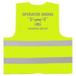 Operator drona 1 kamizelka odblaskowa żółta neonowa