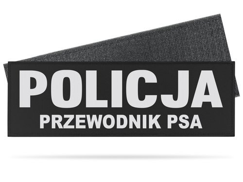 POLICJA PRZEWODNIK PSA naszywka odblaskowa