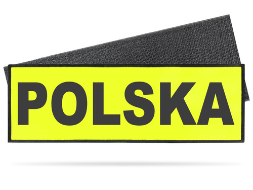 POLSKA naszywka odblaskowa