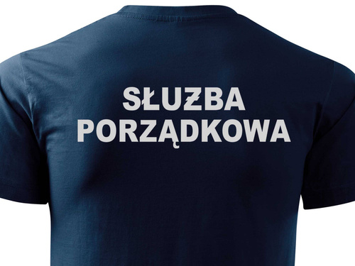 SŁUŻBA PORZĄDKOWA koszulka z nadrukiem