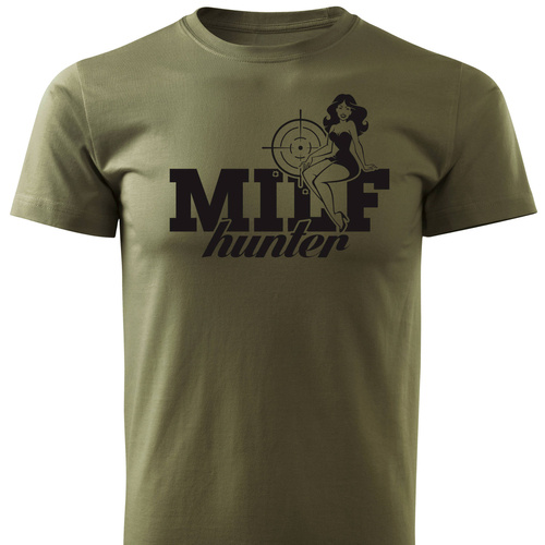 Wędkarska koszulka T-shirt nadruk MILF HUNTER