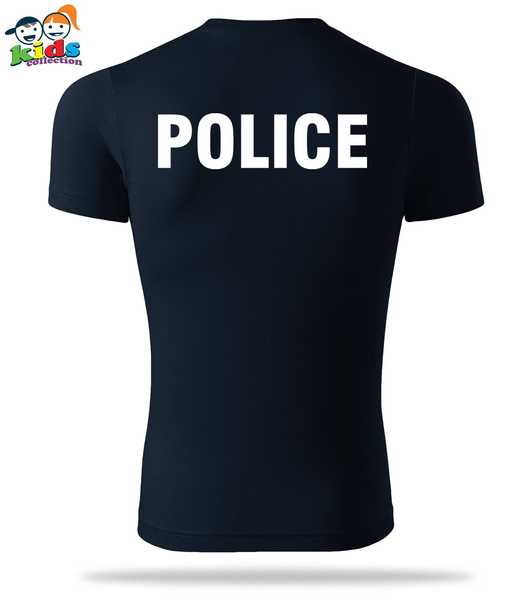 Dziecięca koszulka - nadruk POLICE i imię dziecka