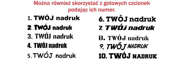 Koszulka T-shirt z własnym nadrukiem - biała