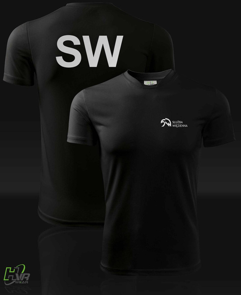 Koszulka termoaktywna T-shirt SŁUŻBA WIĘZIENNA SW