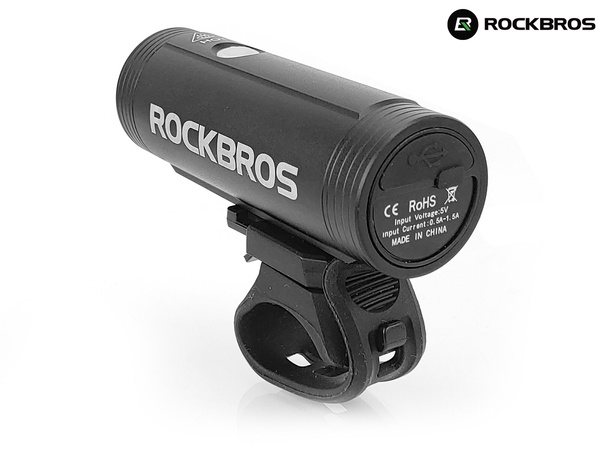 Lampka rowerowa na przód ROCKBROS R1-400 - 400lm - USB