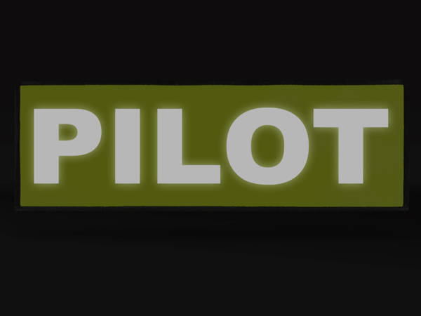 PILOT naszywka odblaskowa