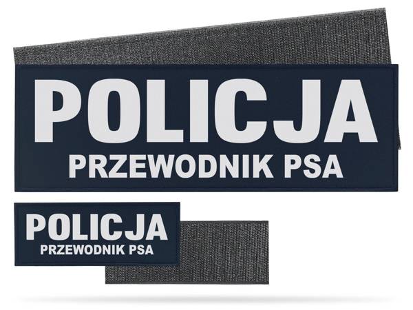 POLICJA PRZEWODNIK PSA zestaw emblematów