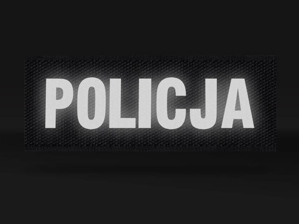 POLICJA emblemat odblaskowy