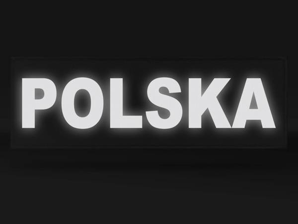 POLSKA naszywka odblaskowa