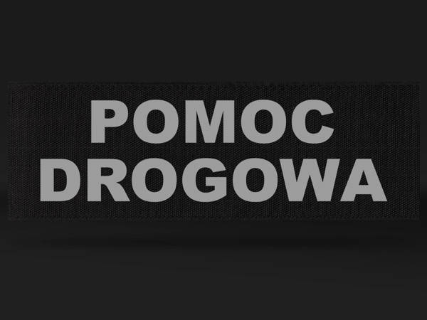 POMOC DROGOWA emblemat odblaskowy