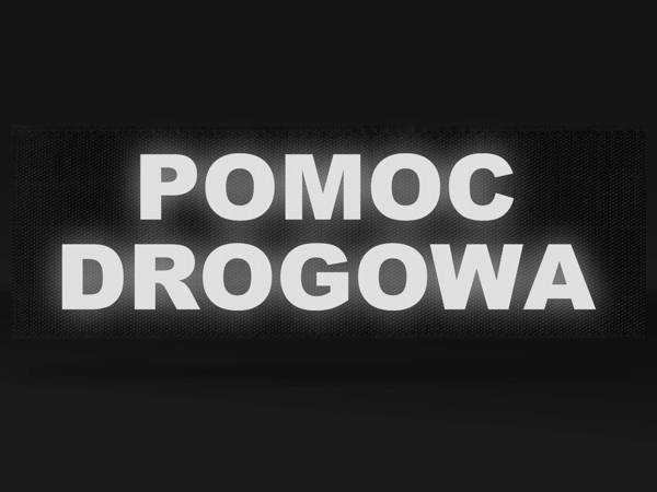 POMOC DROGOWA emblemat odblaskowy