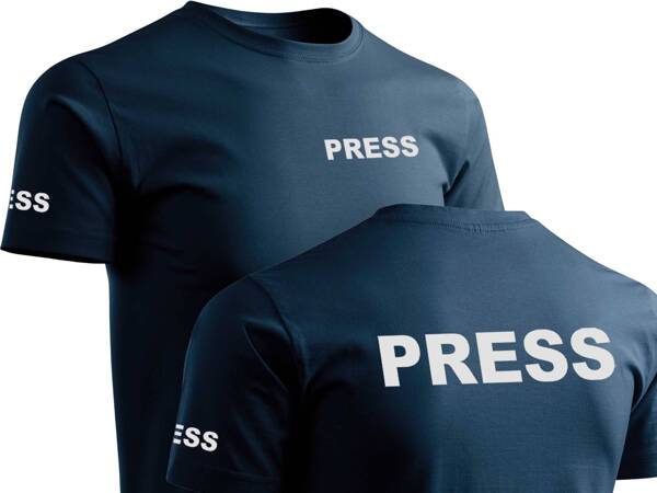 PRESS koszulka z nadrukiem