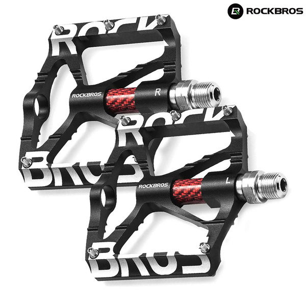 Pedały rowerowe platformowe ROCKBROS K307T - aluminium + piny