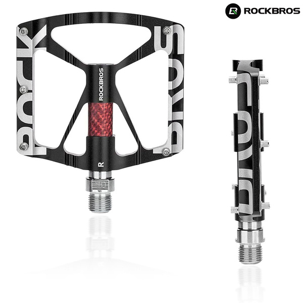 Pedały rowerowe platformowe ROCKBROS K307T - aluminium + piny