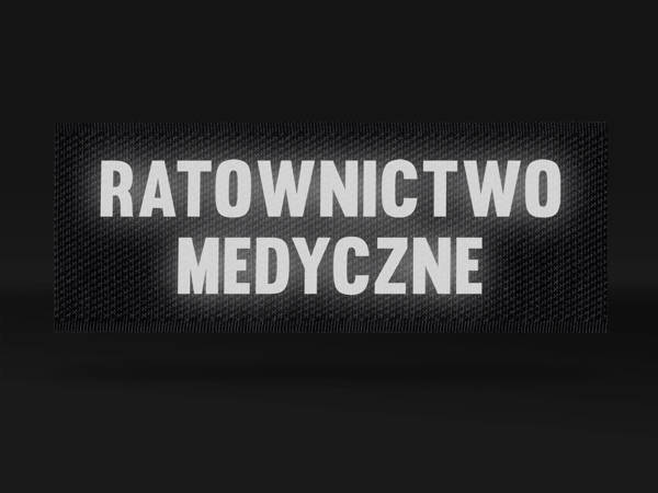 RATOWNICTWO MEDYCZNE emblemat odblaskowy