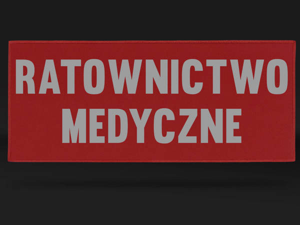 RATOWNICTWO MEDYCZNE naszywka odblaskowa