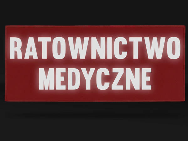 RATOWNICTWO MEDYCZNE naszywka odblaskowa