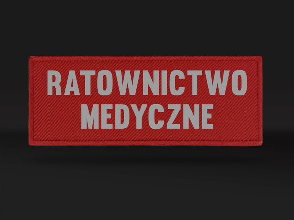 RATOWNICTWO MEDYCZNE naszywka odblaskowa