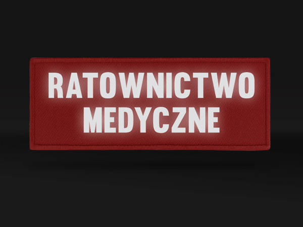 RATOWNICTWO MEDYCZNE naszywka odblaskowa