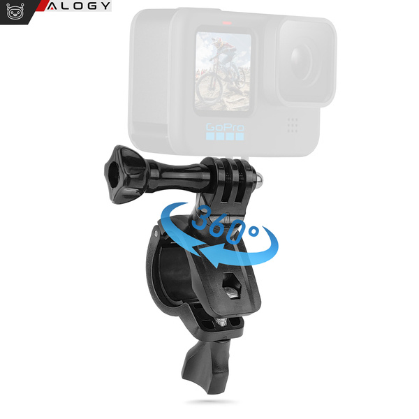 Rowerowy uchwyt ALOGY 360° do kamery GoPro / DJI Action na kierownicę