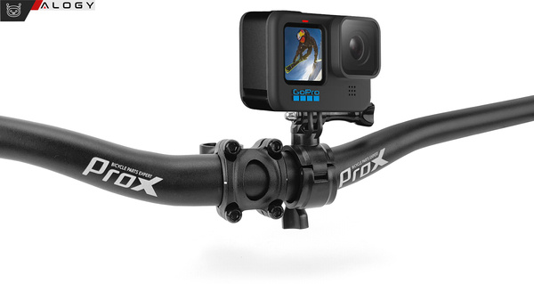 Rowerowy uchwyt ALOGY 360° do kamery GoPro / DJI Action na kierownicę