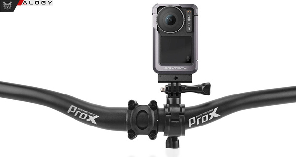 Rowerowy uchwyt ALOGY 360° do kamery GoPro / DJI Action na kierownicę