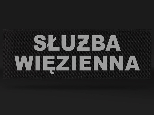 SŁUŻBA WIĘZIENNA emblemat odblaskowy