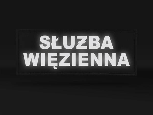 SŁUŻBA WIĘZIENNA naszywka odblaskowa