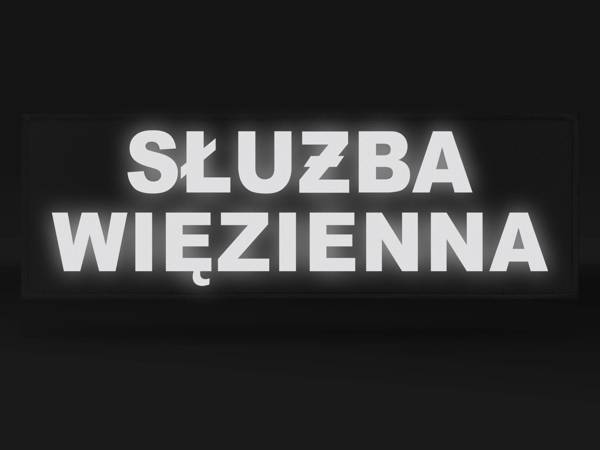 SŁUŻBA WIĘZIENNA naszywka odblaskowa