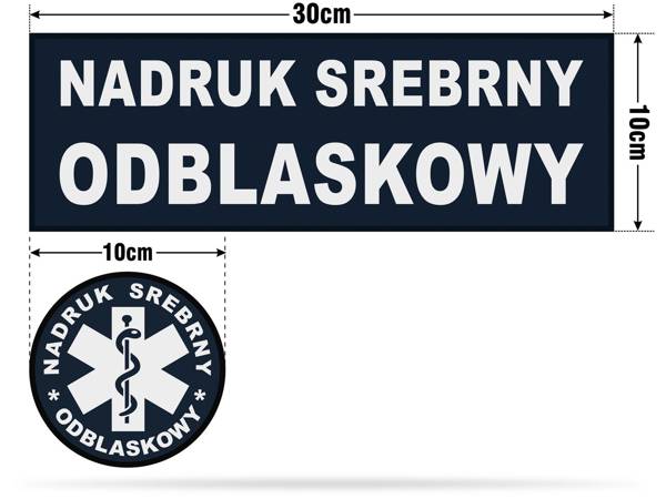 STRAŻ RATOWNIK OSP zestaw emblematów odblaskowych