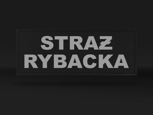 STRAŻ RYBACKA naszywka odblaskowa