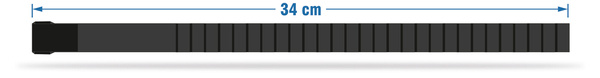 Samozaciskowy pasek PCV do mocowania koła roweru -  komplet 8 sztuk