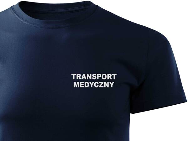 TRANSPORT MEDYCZNY koszulka z nadrukiem