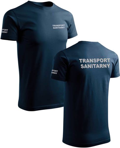 TRANSPORT SANITARNY koszulka z nadrukiem