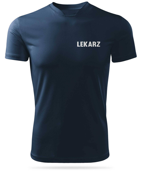 Termoaktywna koszulka T-shirt nadruk LEKARZ