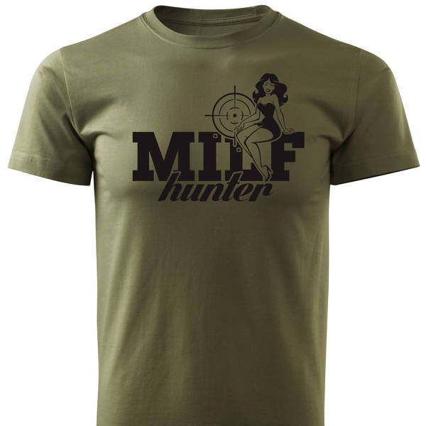 Wędkarska koszulka T-shirt nadruk MILF HUNTER