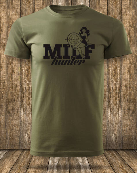 Wędkarska koszulka T-shirt nadruk MILF HUNTER