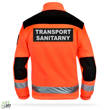 Bluza polarowa z emblematami TRANSPORT SANITARNY