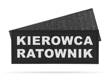 KIEROWCA RATOWNIK naszywka odblaskowa