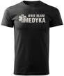 Koszulka T-shirt wzór odblaskowy #NIE KŁAM MEDYKA 