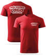 Koszulka T-shirt z własnym nadrukiem - czerwona