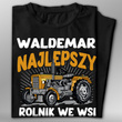 Koszulka bawełniana T-shirt nadruk IMIĘ - NAJLEPSZY ROLNIK WE WSI