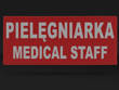 PIELĘGNIARKA MEDICAL STAFF naszywka odblaskowa