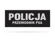 POLICJA PRZEWODNIK PSA emblemat odblaskowy