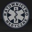 RATOWNICTWO MEDYCZNE emblemat odblaskowy 